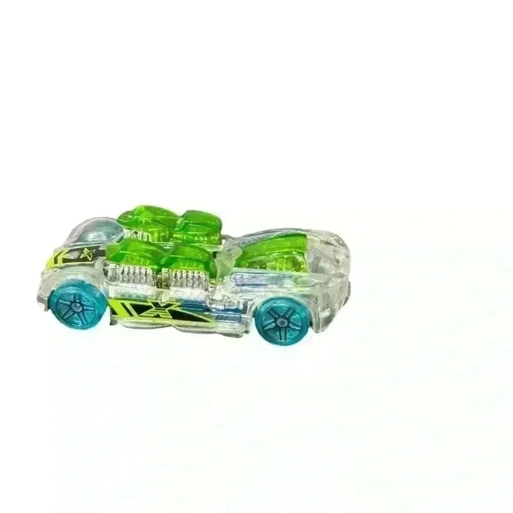 2004 Hot Wheels WHAT 4-2 Clear Blue/Green Car